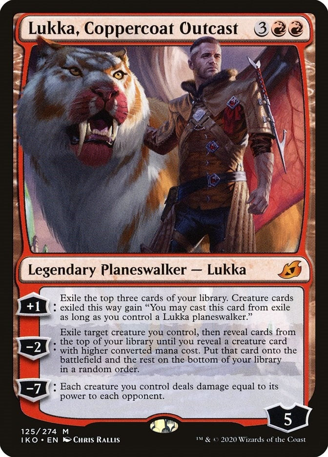 Image for Lukka, Coppercoat Outcast (125) [Ikoria: Lair of Behemoths] - Magic: The Gathering