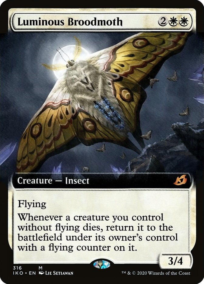 Image for Luminous Broodmoth (Extended Art) (316) [Ikoria: Lair of Behemoths] - Magic: The Gathering
