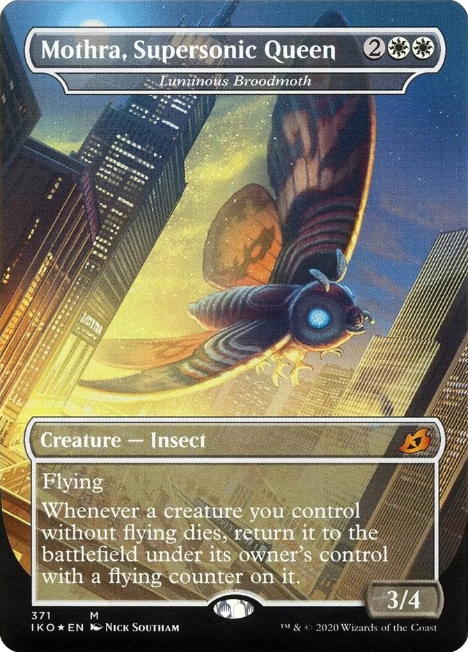 Image for Mothra, Supersonic Queen - Luminous Broodmoth (371) [Ikoria: Lair of Behemoths] - Magic: The Gathering