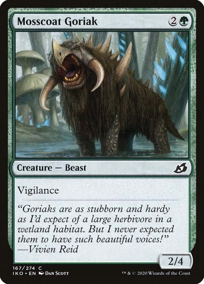 Image for Mosscoat Goriak (167) [Ikoria: Lair of Behemoths] - Magic: The Gathering