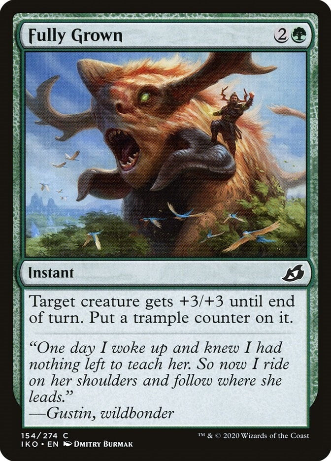 Image for Fully Grown (154) [Ikoria: Lair of Behemoths] - Magic: The Gathering