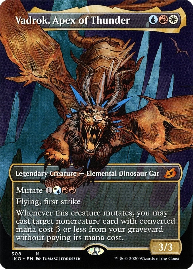 Image for Vadrok, Apex of Thunder (Showcase) (308) [Ikoria: Lair of Behemoths] - Magic: The Gathering