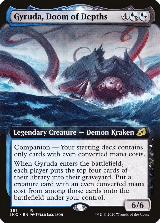 Image for Gyruda, Doom of Depths (Extended Art) (351) [Ikoria: Lair of Behemoths] - Magic: The Gathering