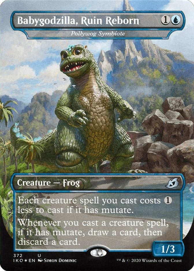 Image for Babygodzilla, Ruin Reborn - Pollywog Symbiote (372) [Ikoria: Lair of Behemoths] - Magic: The Gathering