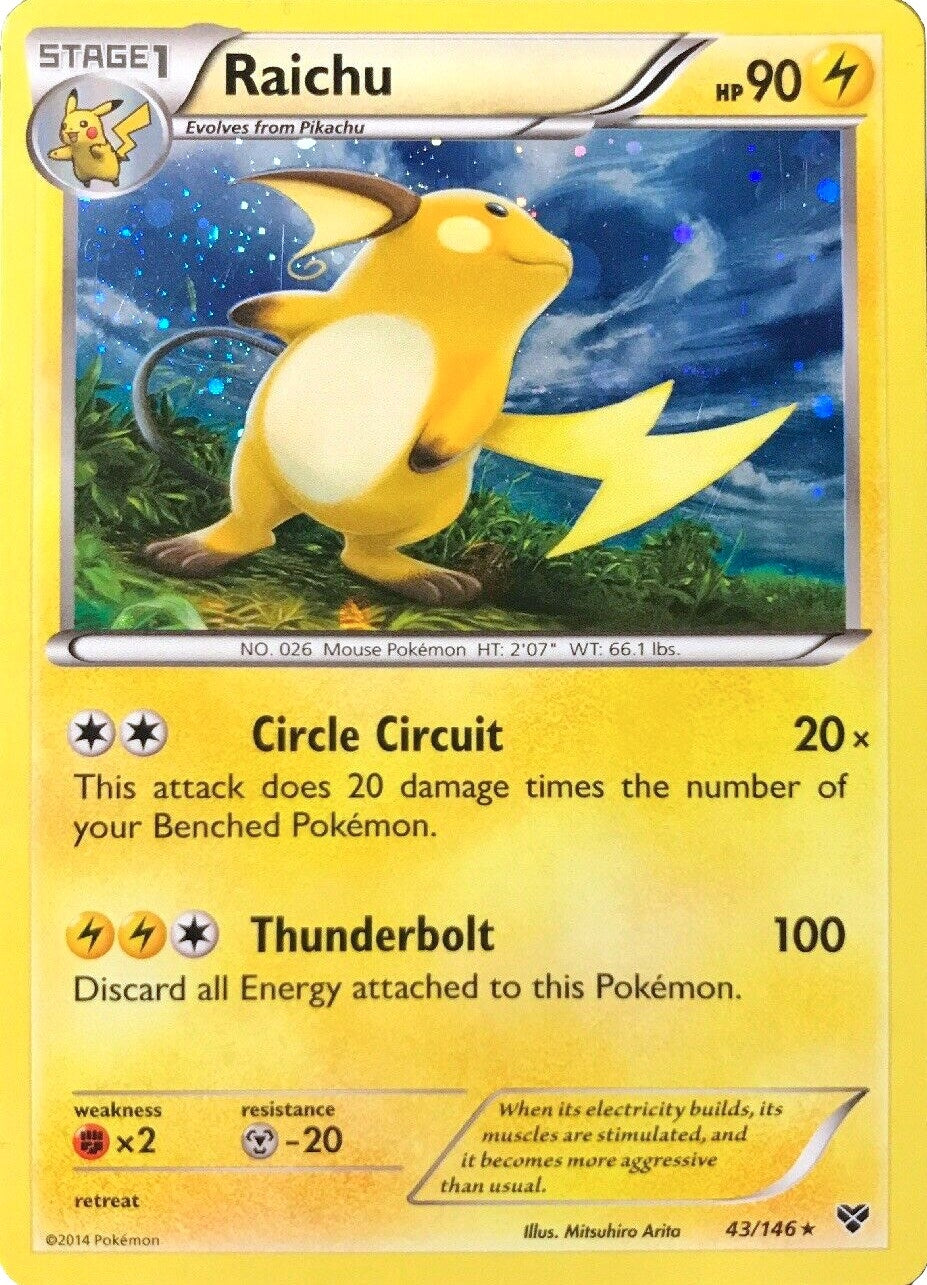 Image for Raichu - 43/146 (Cosmos Holo) (043/146) [Blister Exclusives] - Pokemon