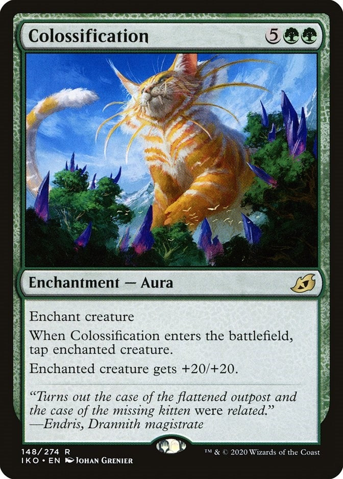 Image for Colossification (148) [Ikoria: Lair of Behemoths] - Magic: The Gathering