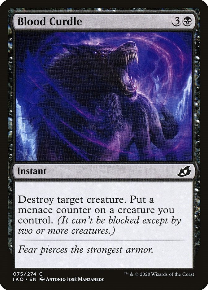 Image for Blood Curdle (75) [Ikoria: Lair of Behemoths] - Magic: The Gathering