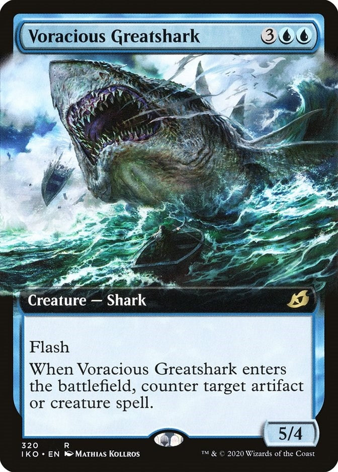 Image for Voracious Greatshark (Extended Art) (320) [Ikoria: Lair of Behemoths] - Magic: The Gathering