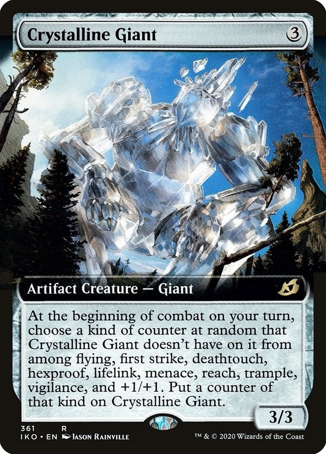 Image for Crystalline Giant (Extended Art) (361) [Ikoria: Lair of Behemoths] - Magic: The Gathering