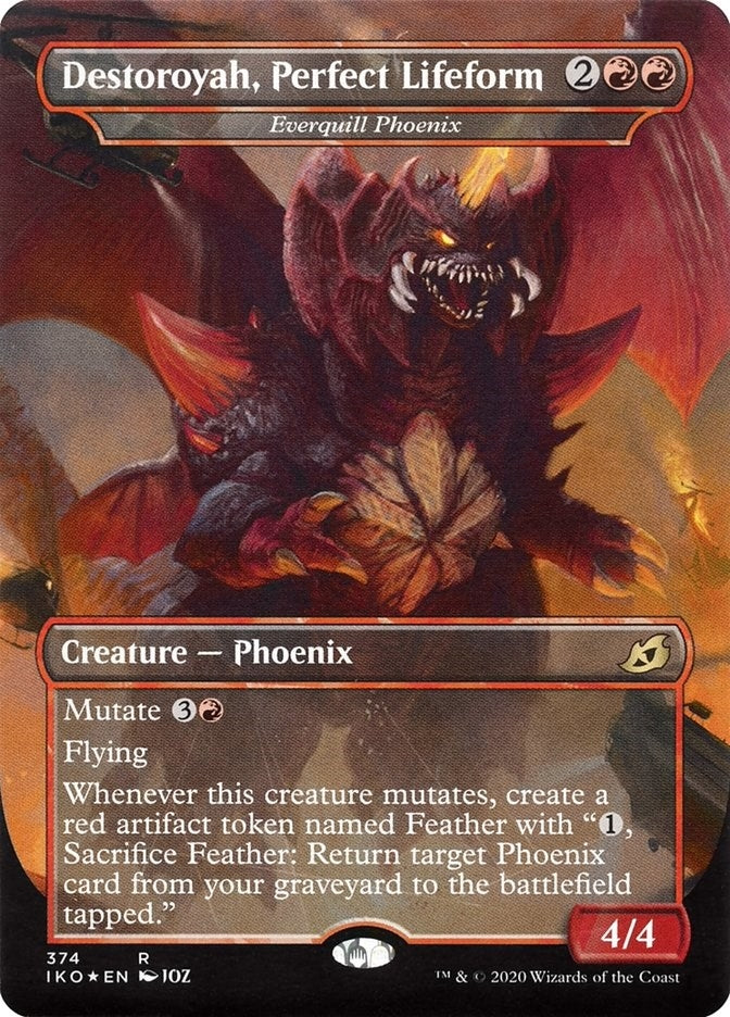Image for Destoroyah, Perfect Lifeform - Everquill Phoenix (374) [Ikoria: Lair of Behemoths] - Magic: The Gathering