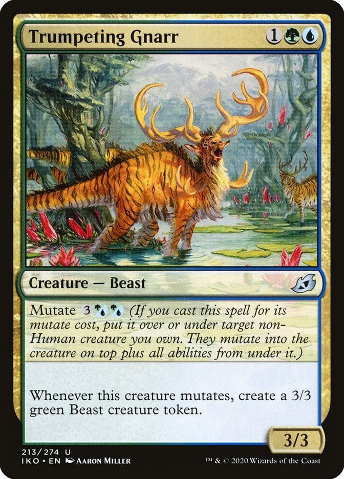 Image for Trumpeting Gnarr (213) [Ikoria: Lair of Behemoths] - Magic: The Gathering
