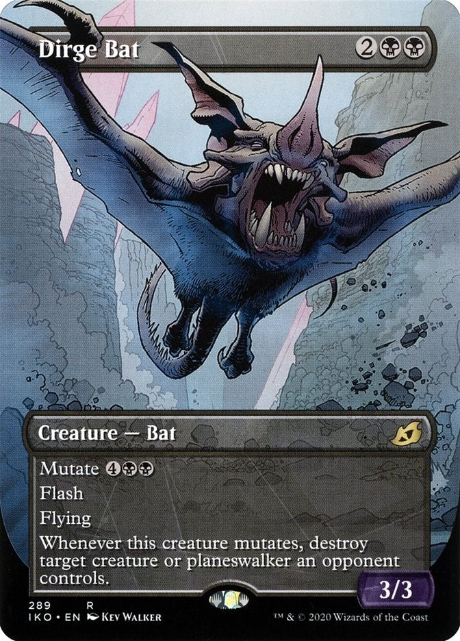 Image for Dirge Bat (Showcase) (289) [Ikoria: Lair of Behemoths] - Magic: The Gathering
