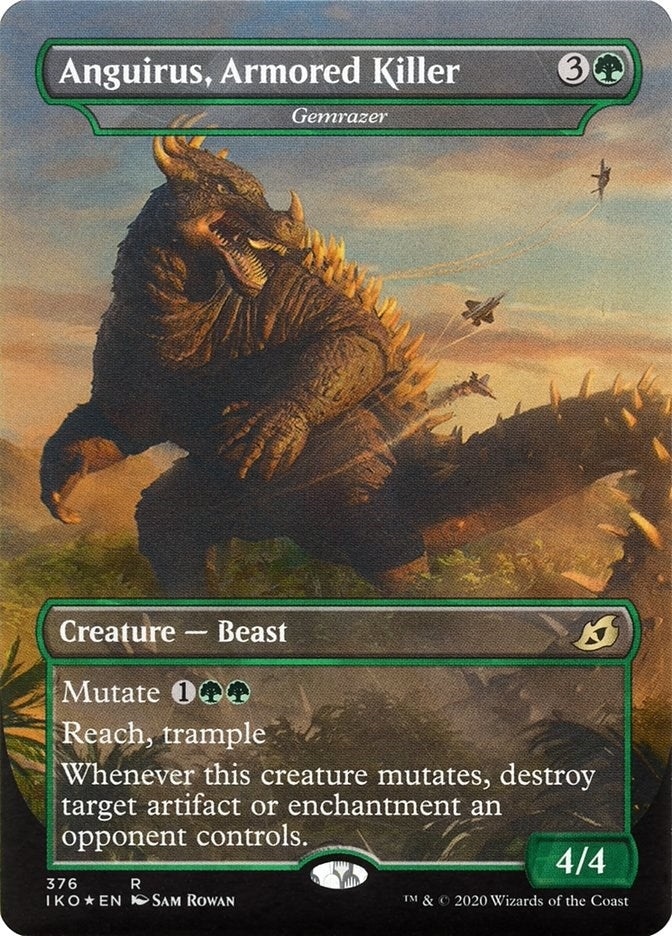 Image for Anguirus, Armored Killer - Gemrazer (376) [Ikoria: Lair of Behemoths] - Magic: The Gathering