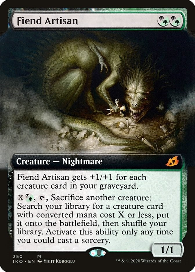 Image for Fiend Artisan (Extended Art) (350) [Ikoria: Lair of Behemoths] - Magic: The Gathering