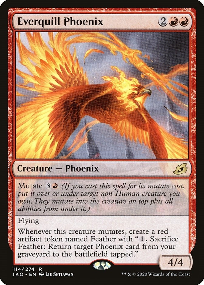 Image for Everquill Phoenix (114) [Ikoria: Lair of Behemoths] - Magic: The Gathering
