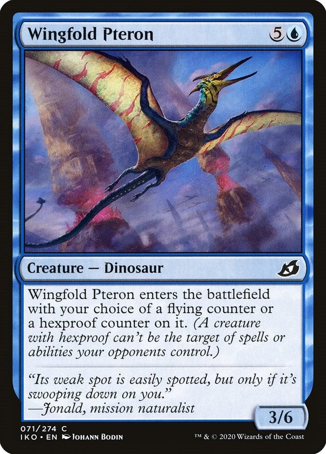 Image for Wingfold Pteron (71) [Ikoria: Lair of Behemoths] - Magic: The Gathering