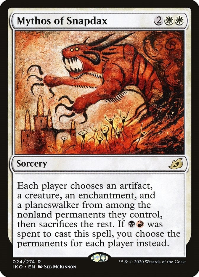 Image for Mythos of Snapdax (24) [Ikoria: Lair of Behemoths] - Magic: The Gathering
