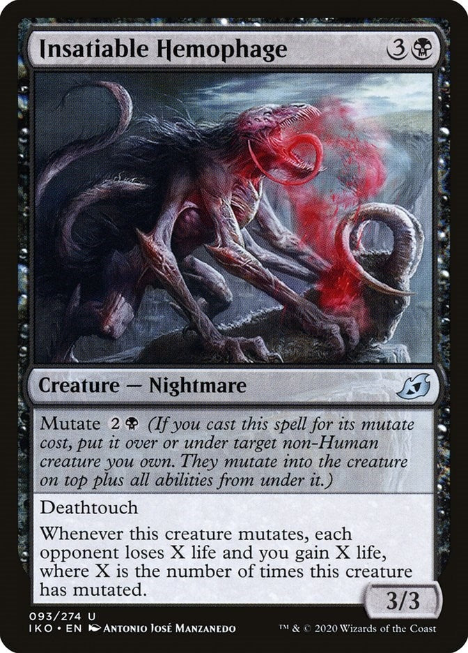 Image for Insatiable Hemophage (93) [Ikoria: Lair of Behemoths] - Magic: The Gathering