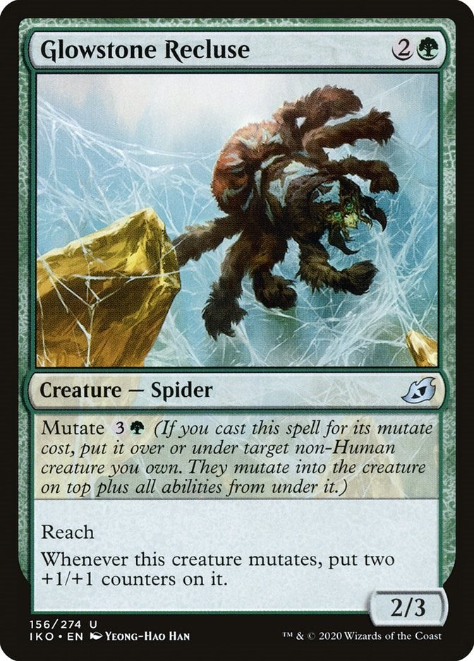 Image for Glowstone Recluse (156) [Ikoria: Lair of Behemoths] - Magic: The Gathering