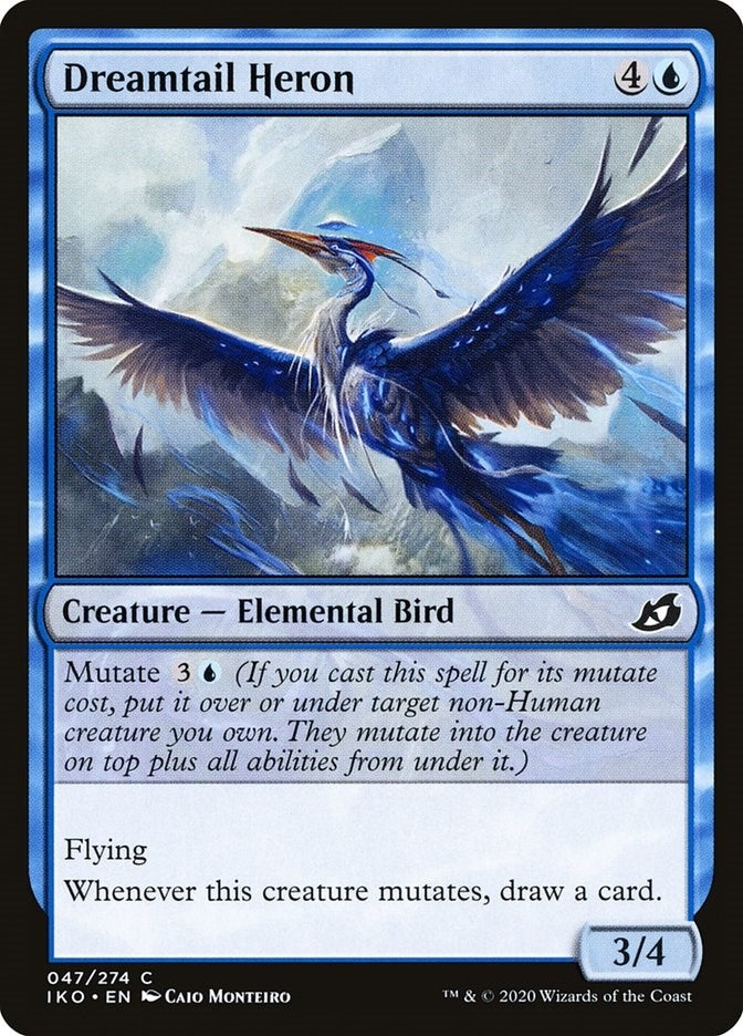 Image for Dreamtail Heron (47) [Ikoria: Lair of Behemoths] - Magic: The Gathering