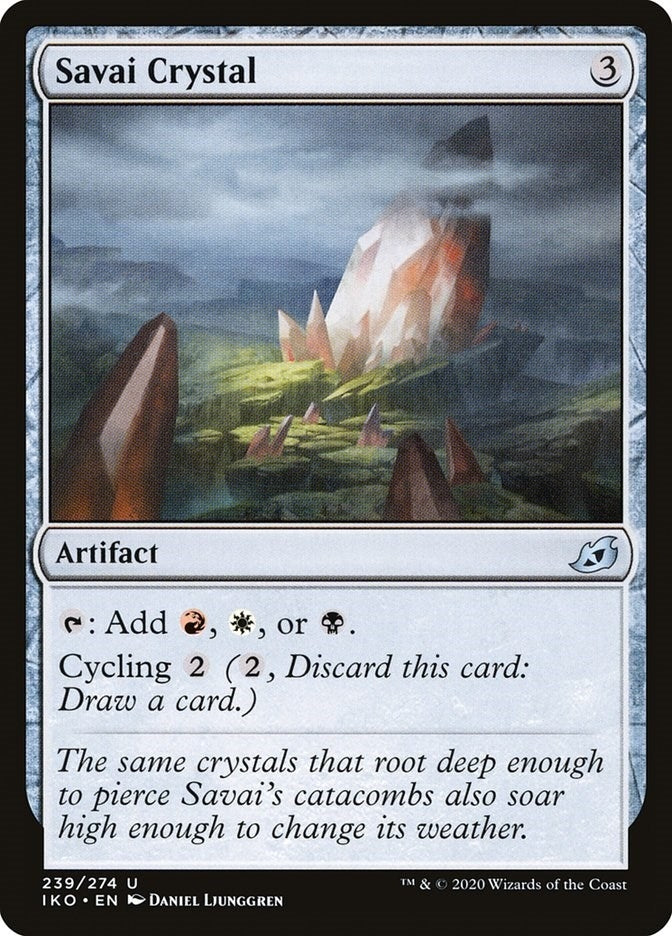Image for Savai Crystal (239) [Ikoria: Lair of Behemoths] - Magic: The Gathering