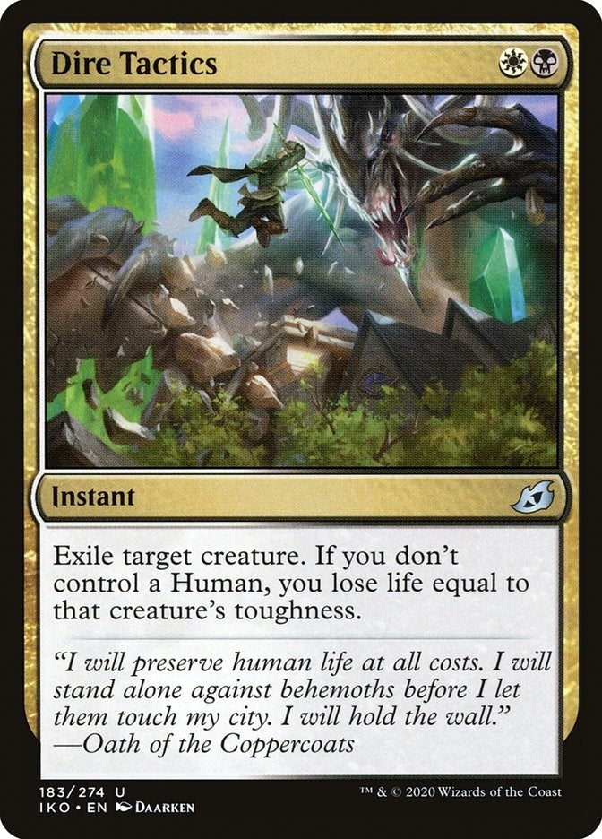 Image for Dire Tactics (183) [Ikoria: Lair of Behemoths] - Magic: The Gathering
