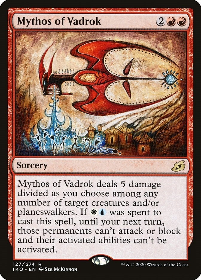 Image for Mythos of Vadrok (127) [Ikoria: Lair of Behemoths] - Magic: The Gathering