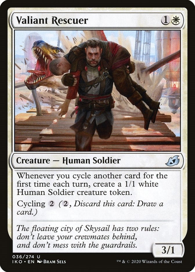 Image for Valiant Rescuer (36) [Ikoria: Lair of Behemoths] - Magic: The Gathering