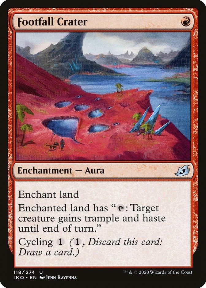 Image for Footfall Crater (118) [Ikoria: Lair of Behemoths] - Magic: The Gathering
