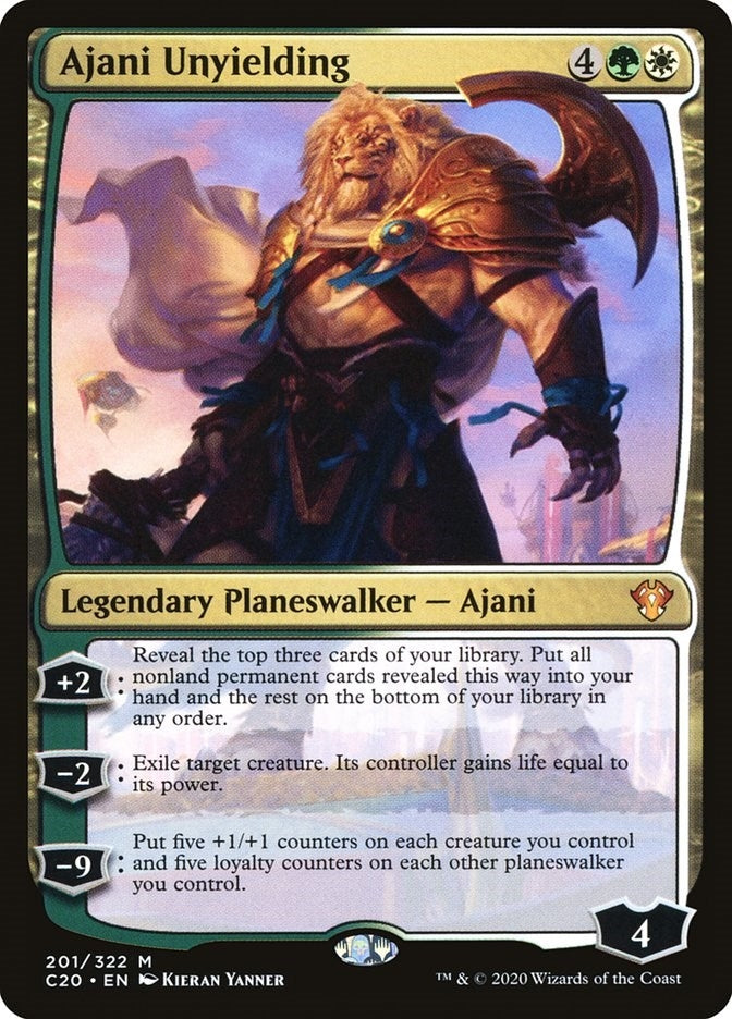 Image for Ajani Unyielding (201) [Commander 2020] - Magic: The Gathering