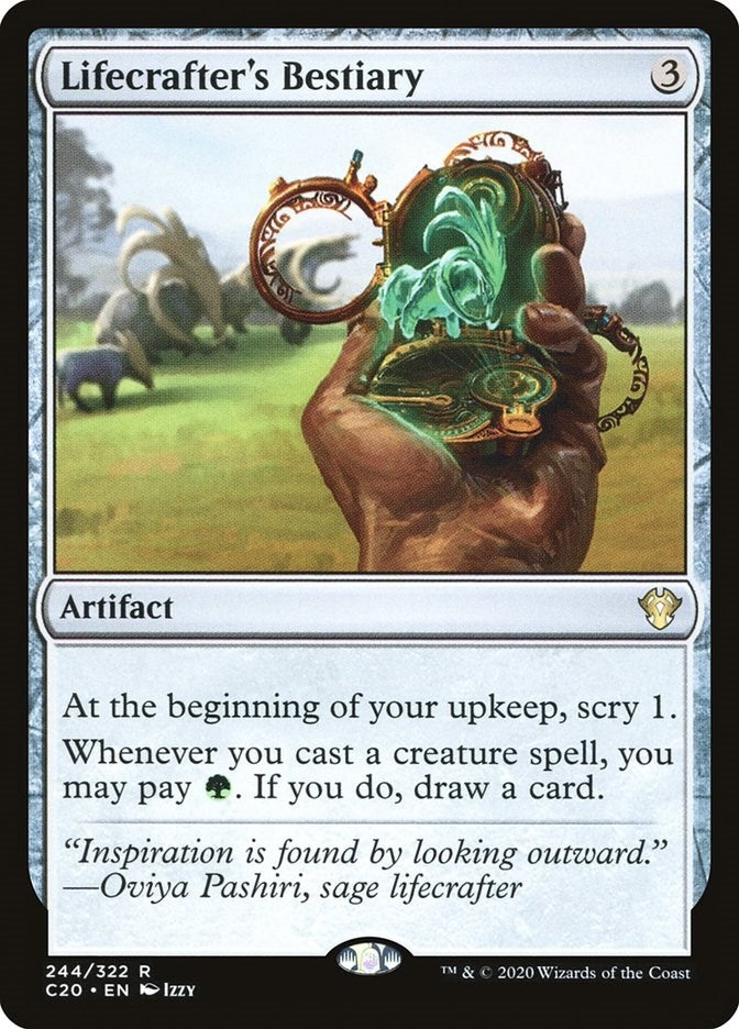 Image for Lifecrafter's Bestiary (244) [Commander 2020] - Magic: The Gathering