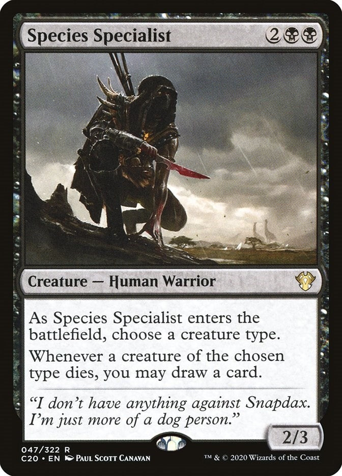 Image for Species Specialist (47) [Commander 2020] - Magic: The Gathering