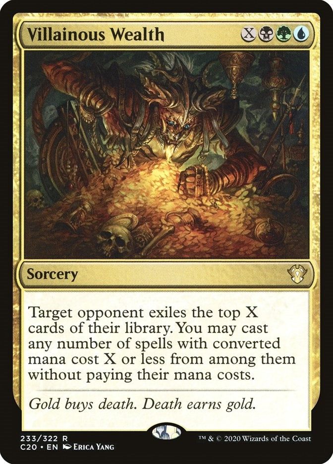 Image for Villainous Wealth (233) [Commander 2020] - Magic: The Gathering