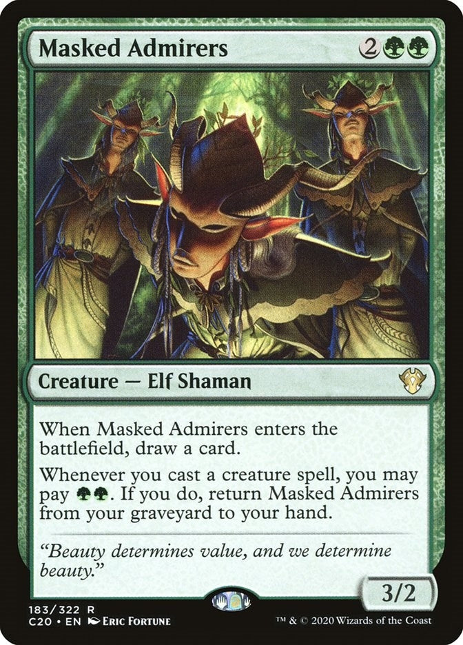 Image for Masked Admirers (183) [Commander 2020] - Magic: The Gathering