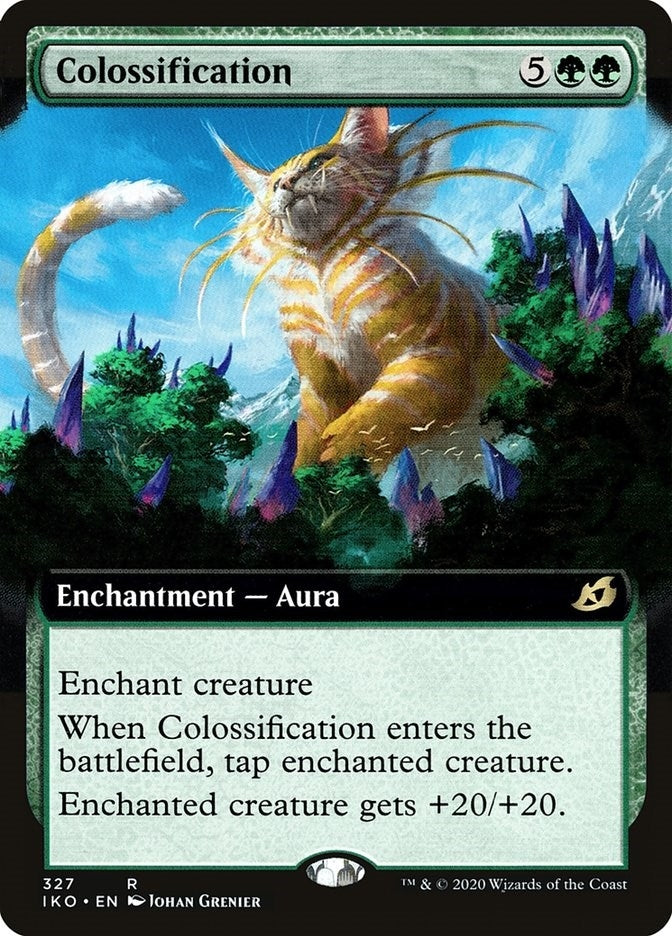 Image for Colossification (Extended Art) (327) [Ikoria: Lair of Behemoths] - Magic: The Gathering
