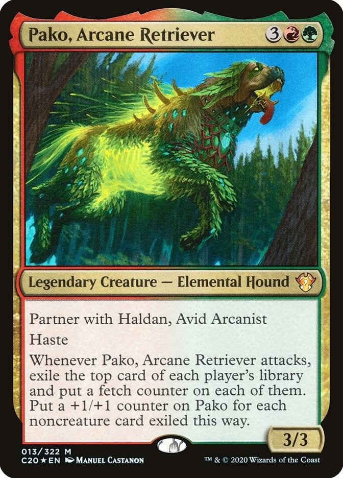 Image for Pako, Arcane Retriever (13) [Commander 2020] - Magic: The Gathering