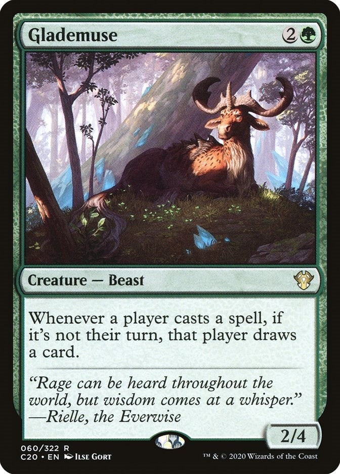 Image for Glademuse (60) [Commander 2020] - Magic: The Gathering
