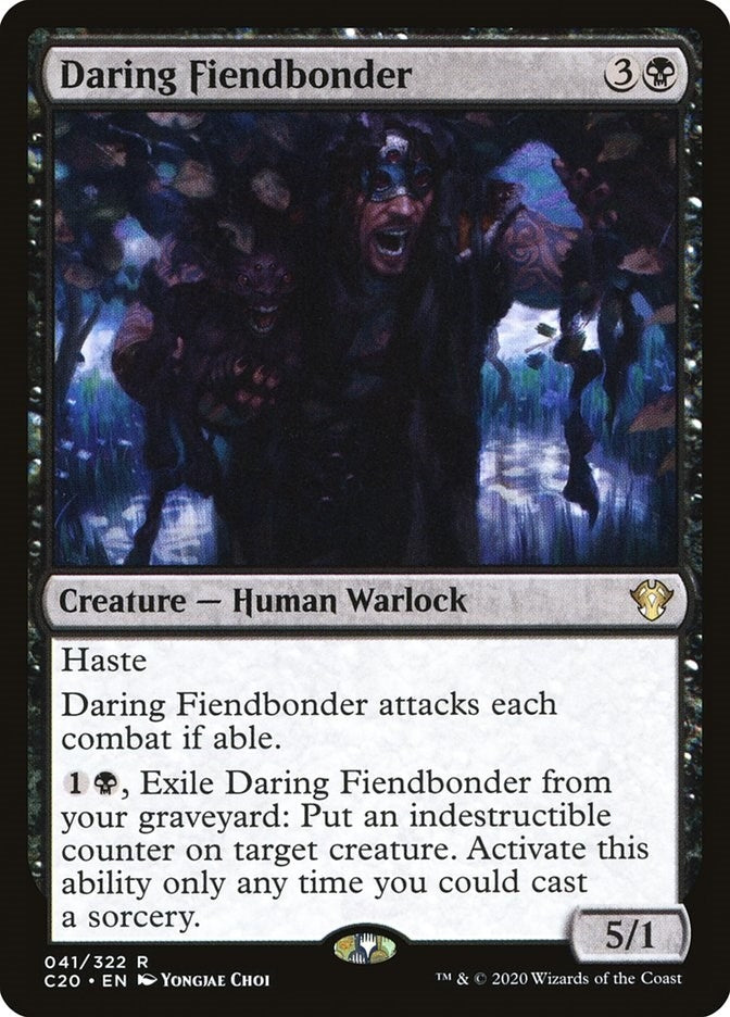 Image for Daring Fiendbonder (41) [Commander 2020] - Magic: The Gathering