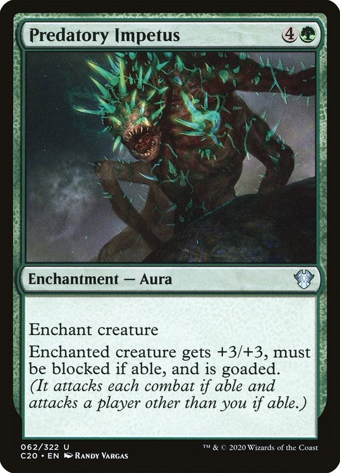 Image for Predatory Impetus (62) [Commander 2020] - Magic: The Gathering
