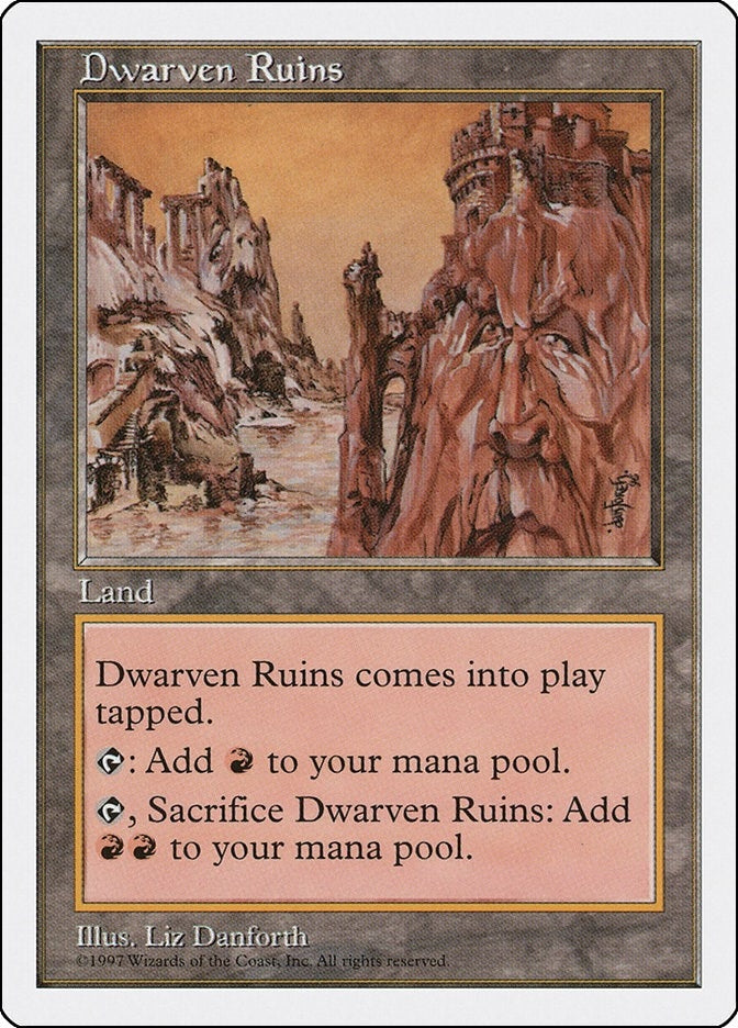 Image for Dwarven Ruins [Fifth Edition] - Magic: The Gathering