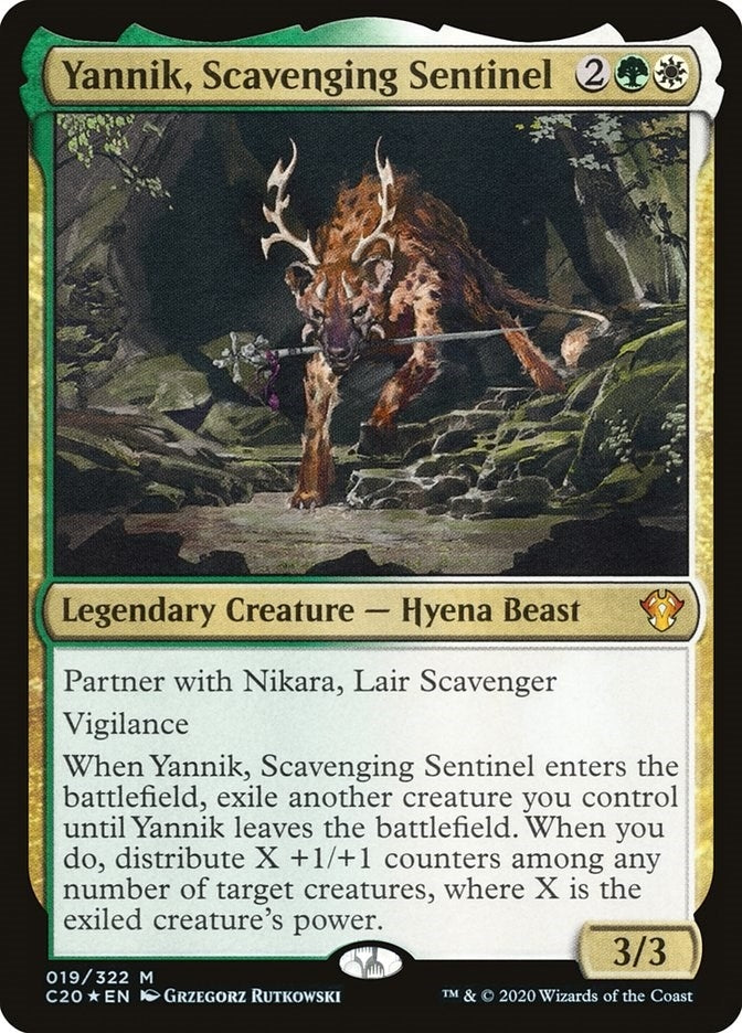 Image for Yannik, Scavenging Sentinel (19) [Commander 2020] - Magic: The Gathering