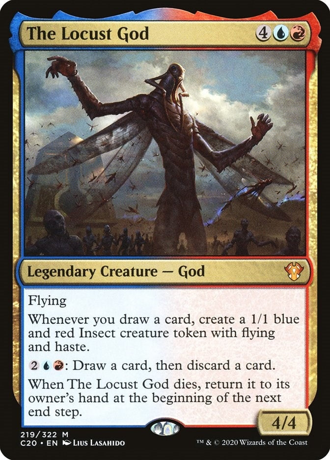 Image for The Locust God (219) [Commander 2020] - Magic: The Gathering
