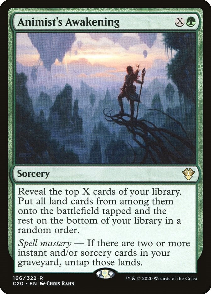 Image for Animist's Awakening (166) [Commander 2020] - Magic: The Gathering