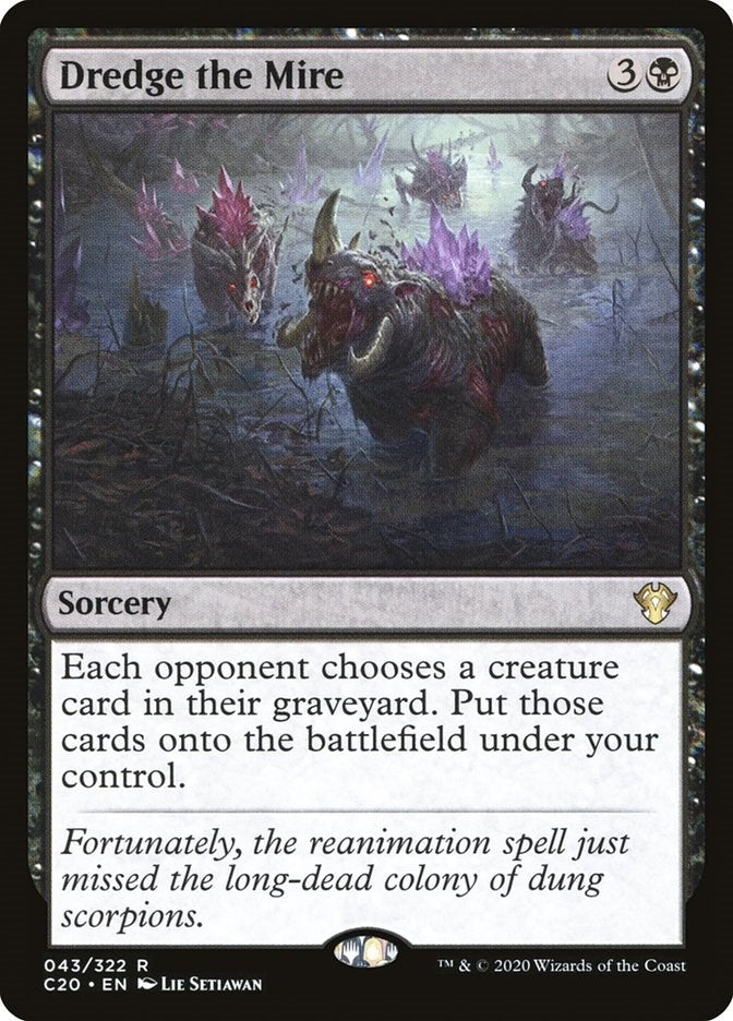Image for Dredge the Mire (43) [Commander 2020] - Magic: The Gathering