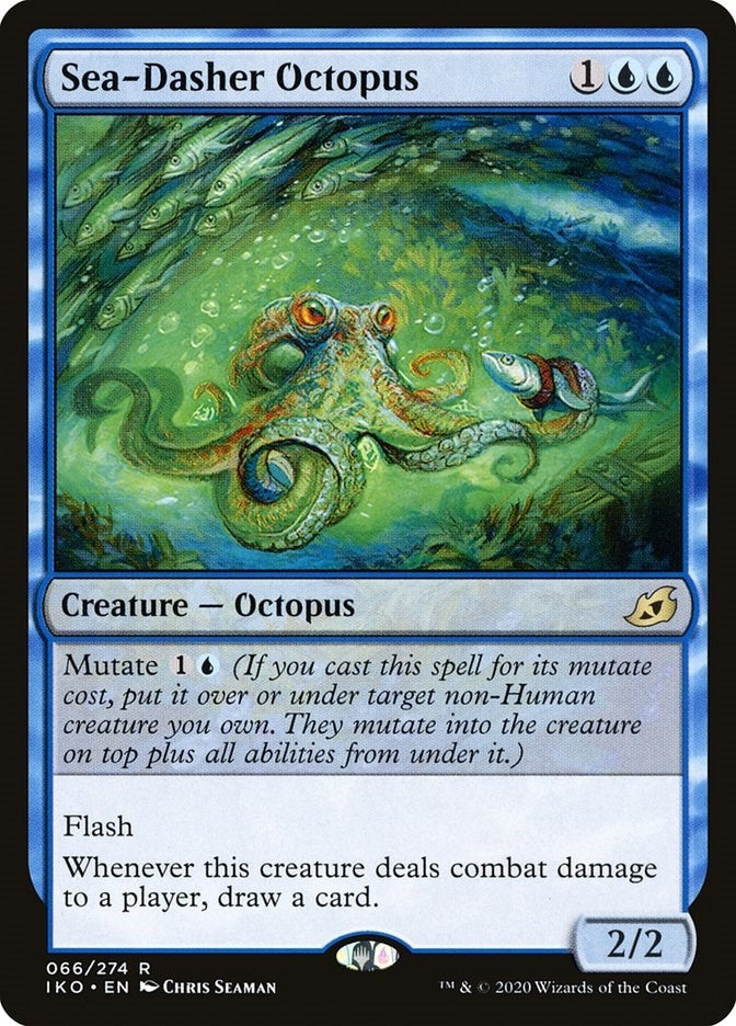 Image for Sea-Dasher Octopus (66) [Ikoria: Lair of Behemoths] - Magic: The Gathering
