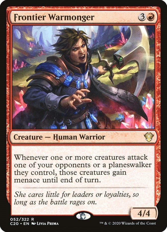 Image for Frontier Warmonger (52) [Commander 2020] - Magic: The Gathering