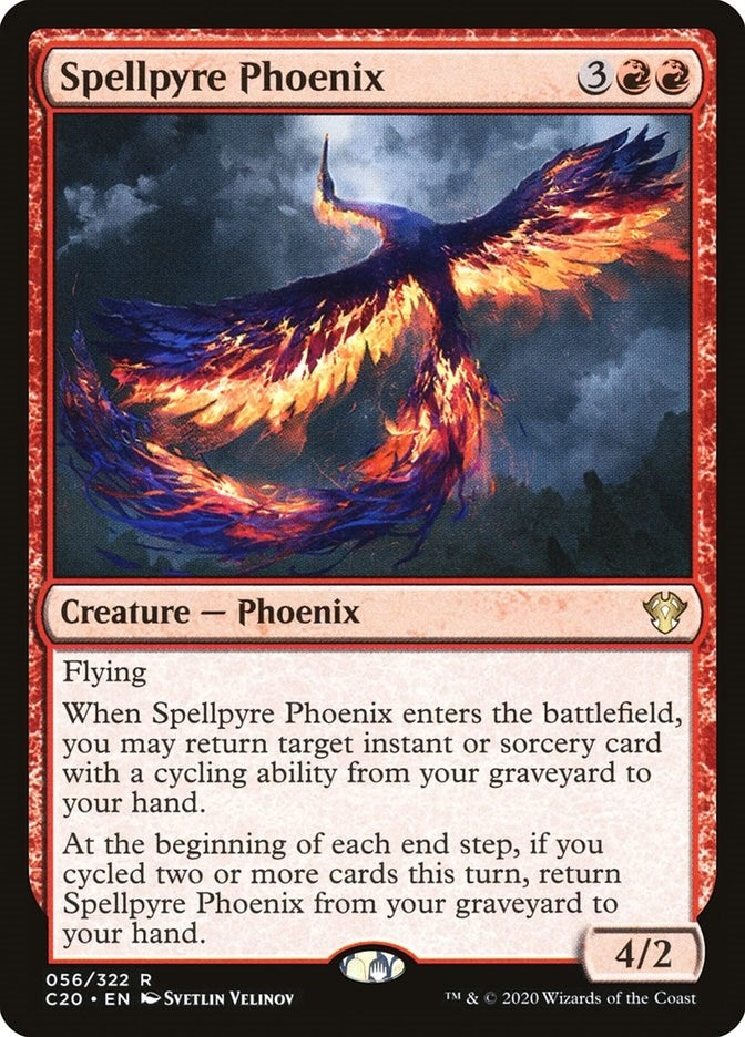 Image for Spellpyre Phoenix (56) [Commander 2020] - Magic: The Gathering