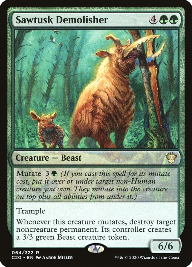 Image for Sawtusk Demolisher (64) [Commander 2020] - Magic: The Gathering