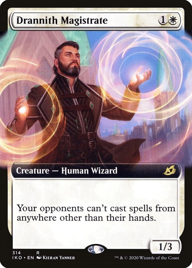 Image for Drannith Magistrate (Extended Art) (314) [Ikoria: Lair of Behemoths] - Magic: The Gathering