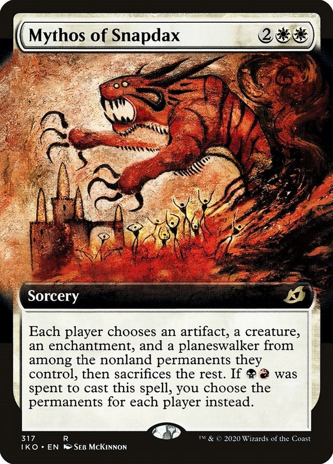 Image for Mythos of Snapdax (Extended Art) (317) [Ikoria: Lair of Behemoths] - Magic: The Gathering